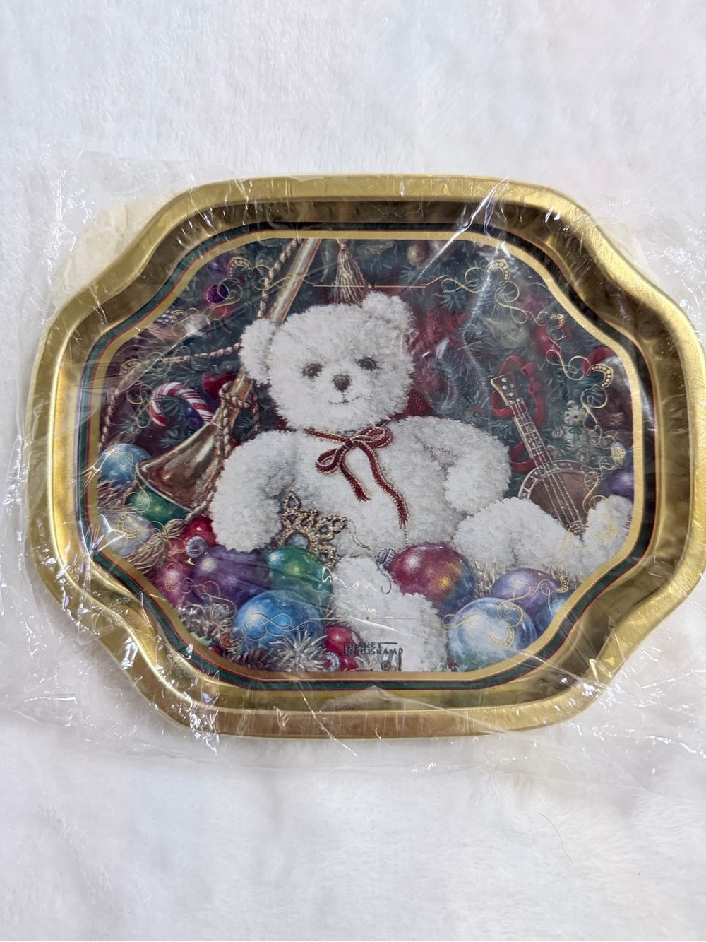 Vintage Christmas trays